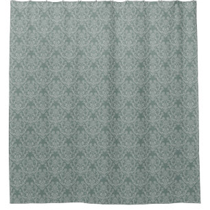 Green floral wallpaper