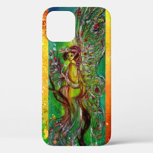 GREEN FLOWER FAIRY Fantasy Case-Mate iPhone Case (Back)