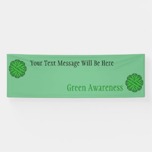 Green Flower Ribbon by Kenneth Yoncich Banner