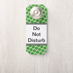 Green Flower Ribbon by Kenneth Yoncich Door Hanger