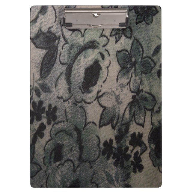 GREEN FLOWERS CLIPBOARD (Front)