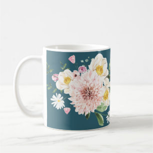 Green, Flowers Coffee Tee Mug Drinkware
