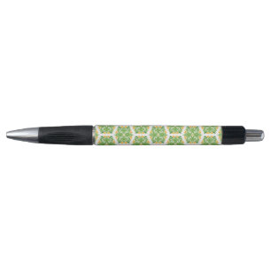 Green Flowers, Pattern Of Flowers, Floral Pattern Pen