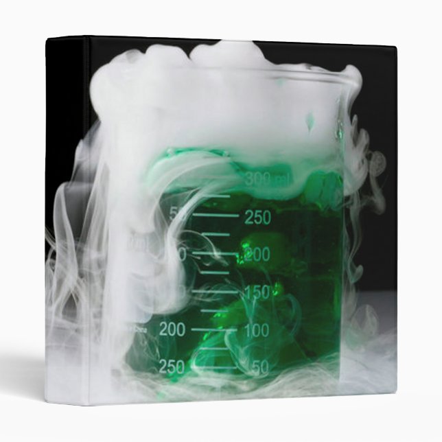 Green Fluid Beaker Gas Binder (Front/Spine)