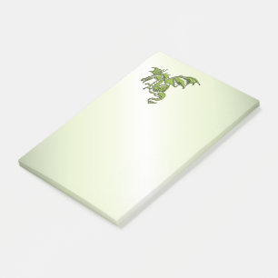 Green Flying Dragon Post-it Notes