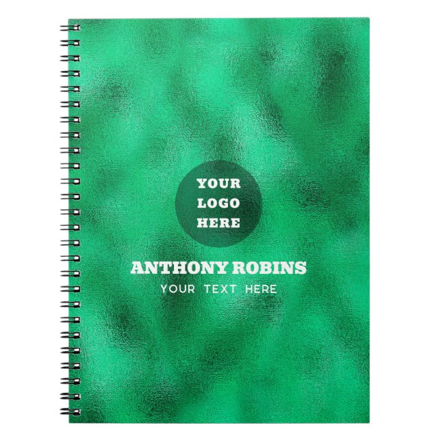 Green Foil Notebook (Front)
