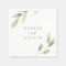 Green Foliage Botanical Wedding