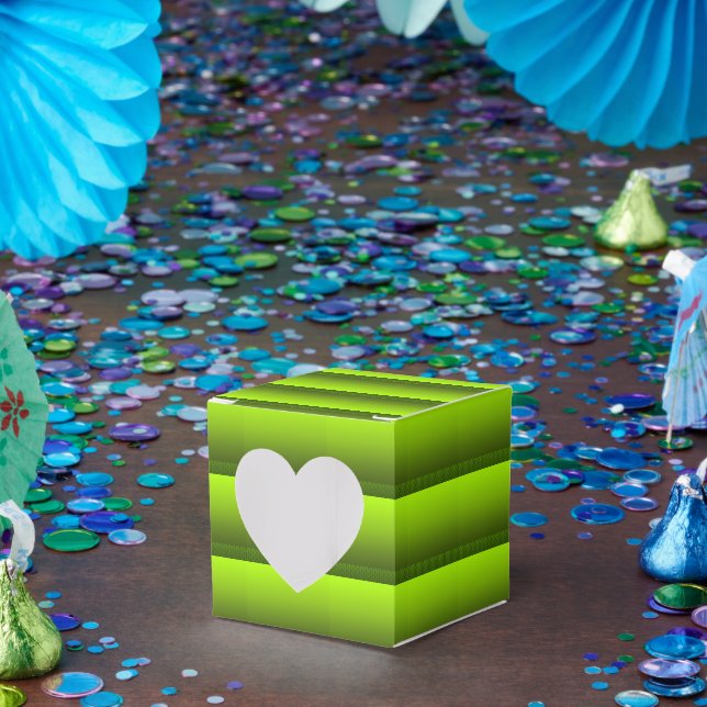 Green Foliage Favor Box (Party)