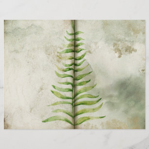 Green Foliage Gardeners Journal Page