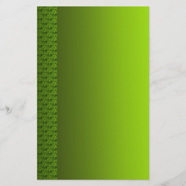 Green Foliage Stationery (Front)