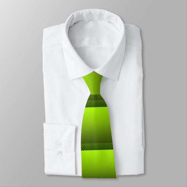 Green Foliage Tie (Tied)