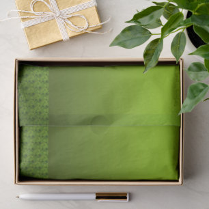 Green Foliage Tissue Paper