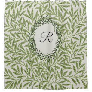 Green Foliage William Morris Nature art Letter