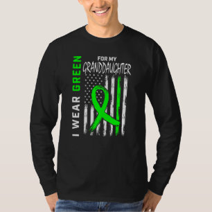 Green For My Granddaughter Kidney Disease Awarenes T-Shirt