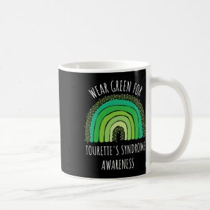 Green For Tourettes Syndrome Awareness Coffee Mug