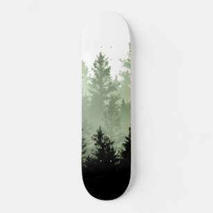 Green Forest Dream #1 #decor #art  Skateboard
