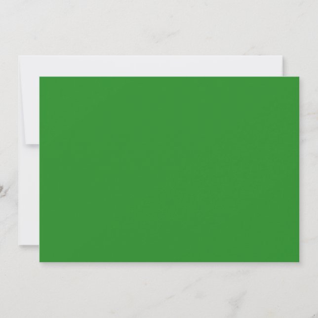 Green Forest Enregistrer la carte de date - Person (Devant)