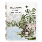 Green Forest Family Lake House Cabin Guest Book