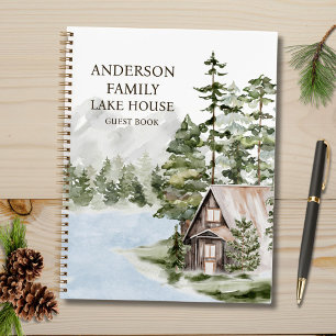 Green Forest Family Lake House Cabin Guest Book