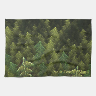Green Forest Kitchen Towel