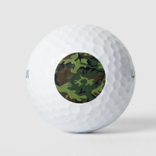 Green Forest Military Camo Golf Balls