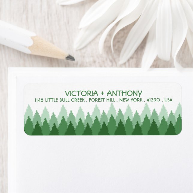 Green Forest Range Mariage de bois (En situation)