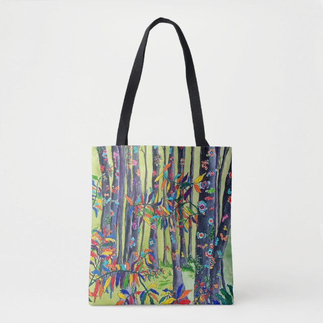 green forest Tote Bag (Front)