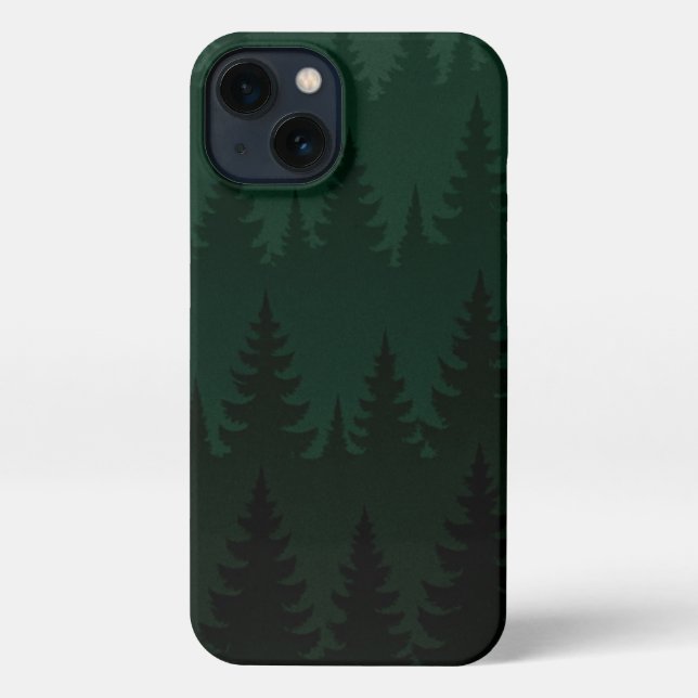 Green Forest Trees Phone Case – Nature-Inspired  (Back)