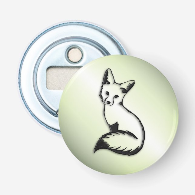 Green Fox   Bottle Opener (Front)