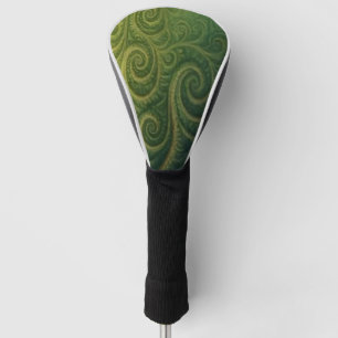 Green Fractal  Golf Head Cover