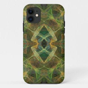 Green Fractal iPhone 5 Custom Case-Mate ID 11 Case