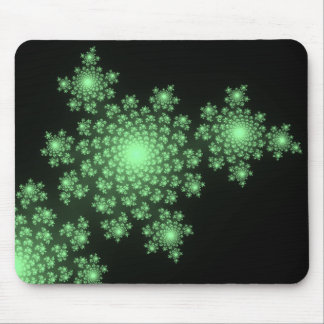 Green Fractal Mousepad