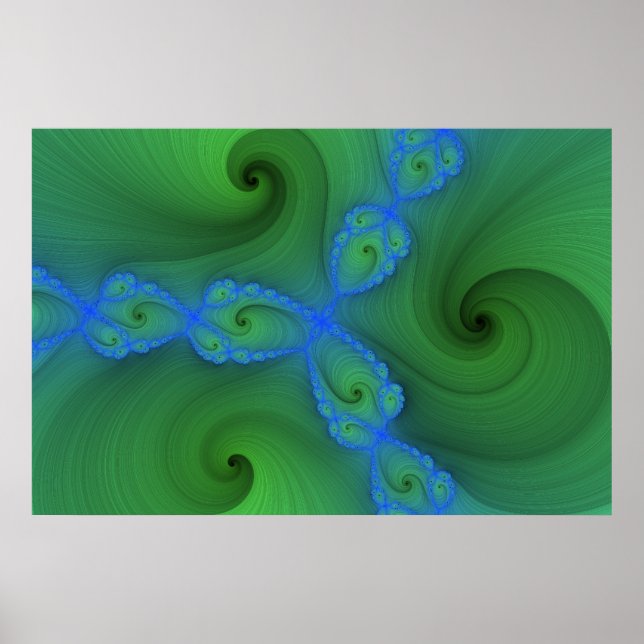 Green Fractal Poster (Front)
