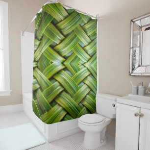 Green Fresh Bamboo Weave