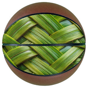Green Fresh Bamboo Weave  Basketball