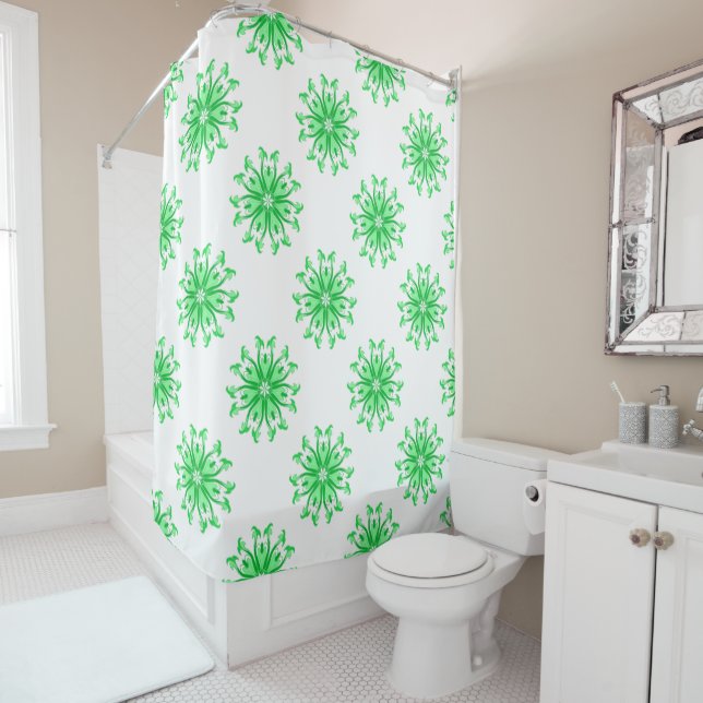 Green fresh floral pattern (In Situ)