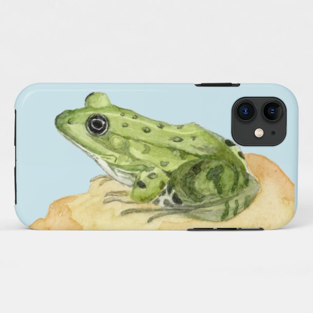 Green Frog Case-Mate iPhone Case (Back (Horizontal))