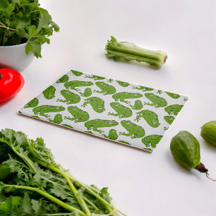 Green Frog Cutting Board