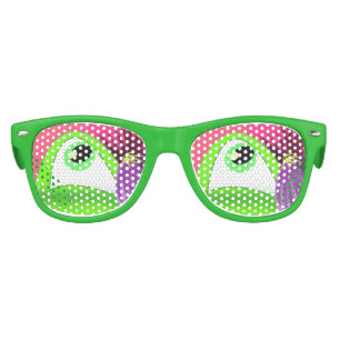 Green Frog Eyes Kids Sunglasses