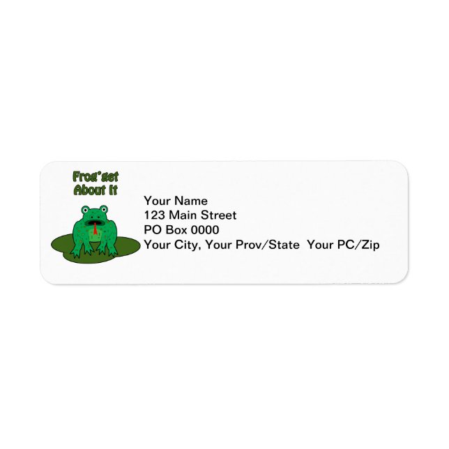Green Frog - Frog Get About It (Front)