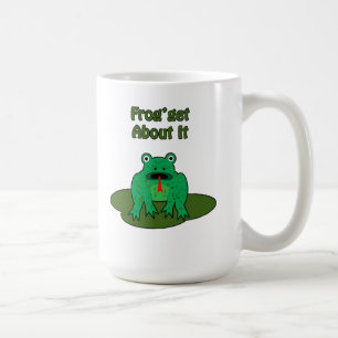 Green Frog - Frog Get About It Coffee Mug