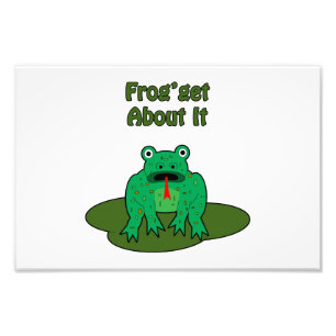 Green Frog - Frog Get About It Photo Print