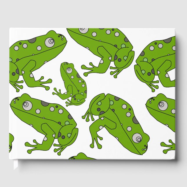 Green Frog Guest Book (Front)