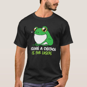 Green Frog Hunting and Retro Cute Frog Catcher T-Shirt