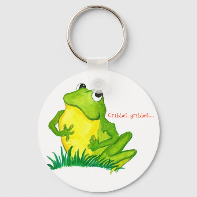 Green Frog Keychain (Front)
