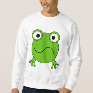 Green Frog. Looking confused. Sweatshirt