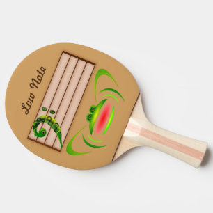 Green Frog Low Note Ping Pong Paddle