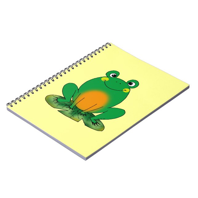 Green frog notebook (Left Side)