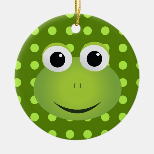 Green Frog Ornament (Front)
