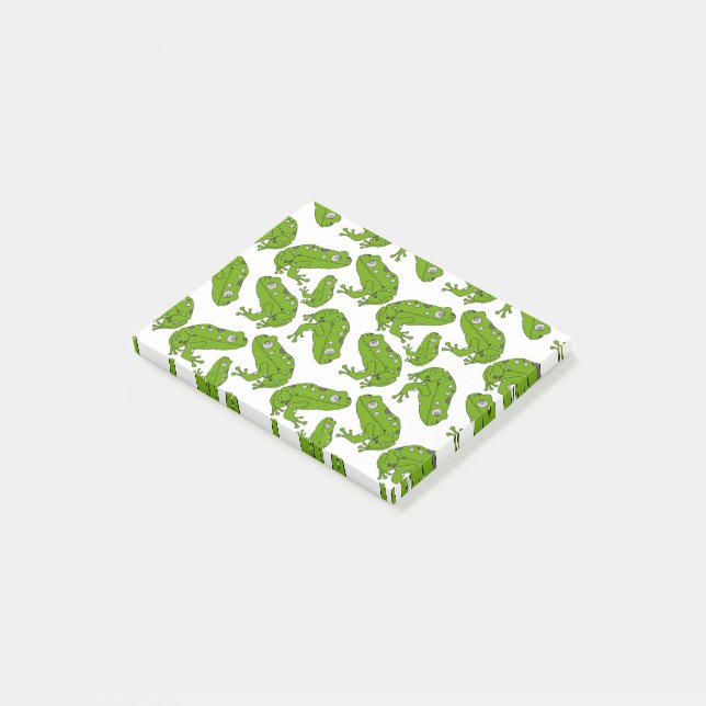 Green Frog Post-it Notes (Angled)